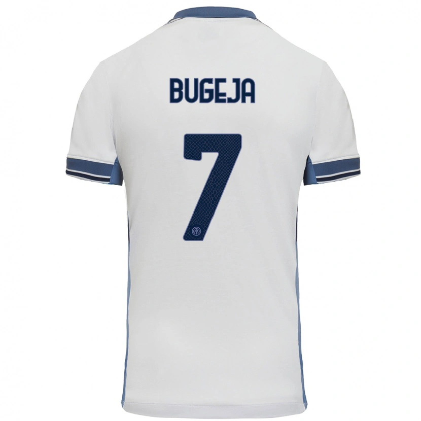 Danxen Men Haley Bugeja #7 White Grey Away Jersey 2024/25 T-Shirt