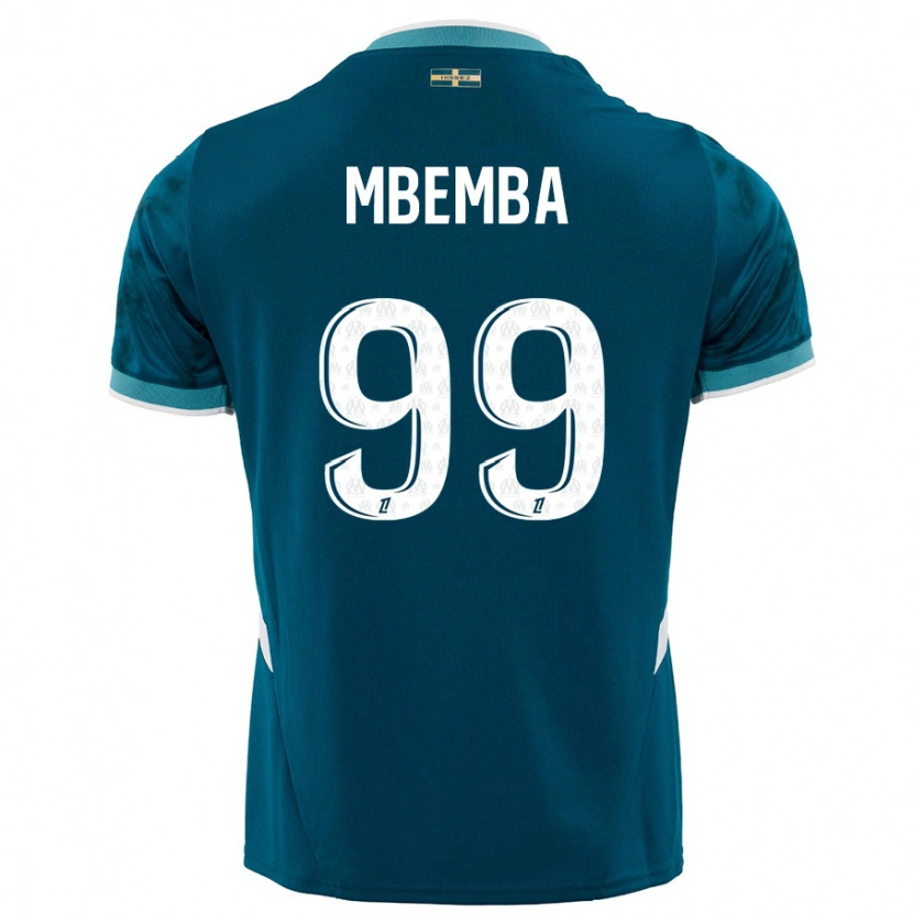 Danxen Men Chancel Mbemba #99 Turquoise Blue Away Jersey 2024/25 T-Shirt