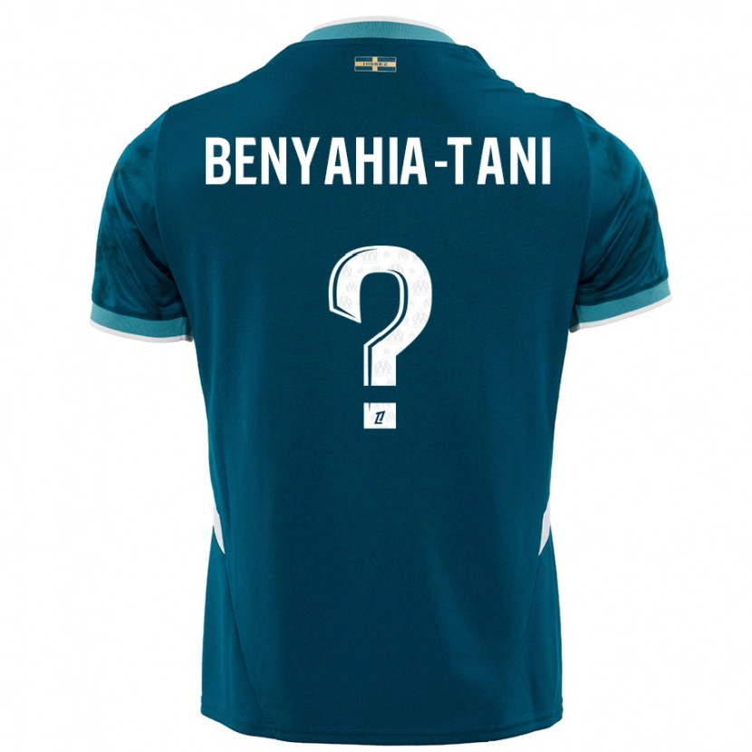 Danxen Men Aylan Benyahia-Tani #0 Turquoise Blue Away Jersey 2024/25 T-Shirt