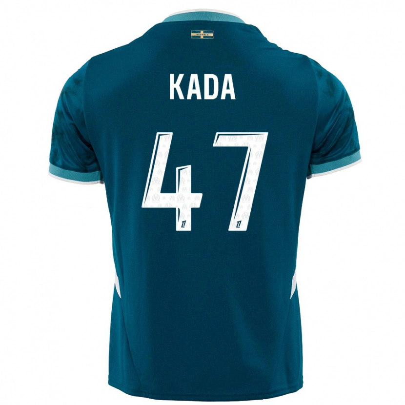 Danxen Men Joakim Kada #47 Turquoise Blue Away Jersey 2024/25 T-Shirt