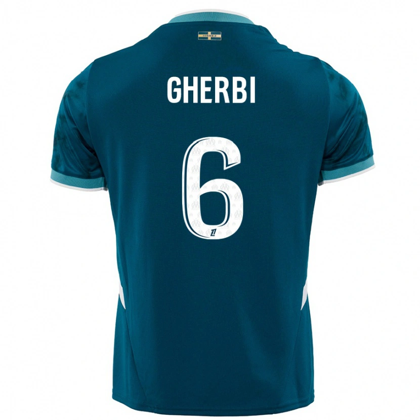 Danxen Men Candice Gherbi #6 Turquoise Blue Away Jersey 2024/25 T-Shirt