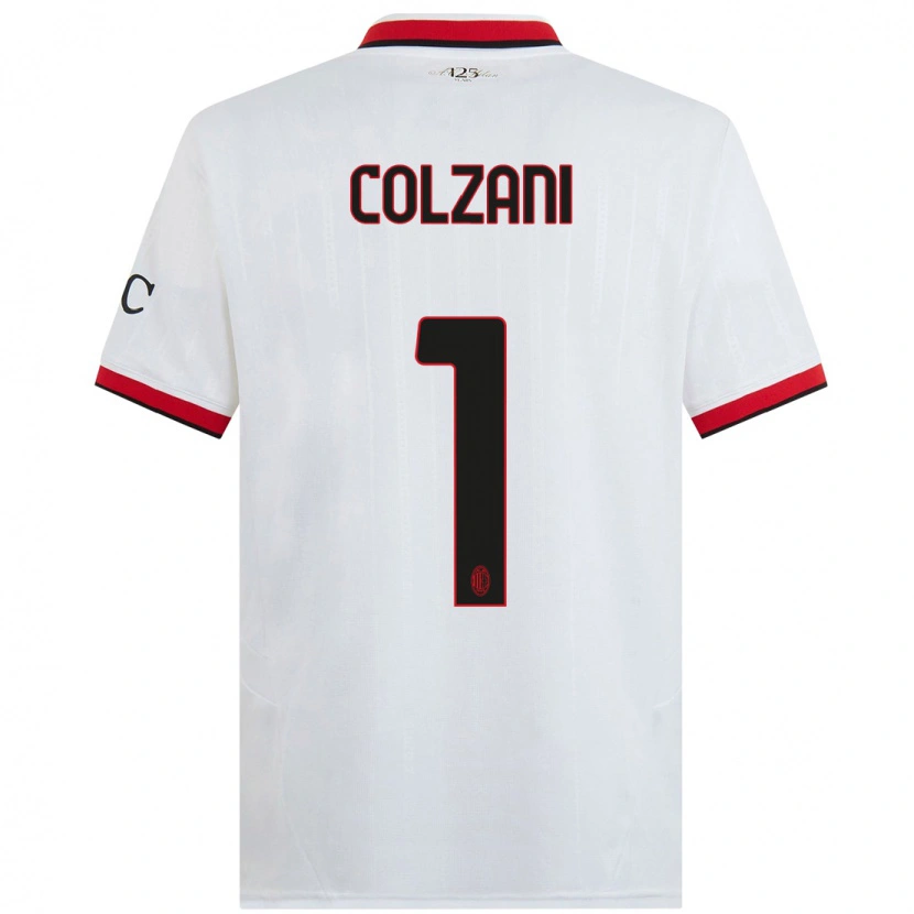 Danxen Men Edoardo Colzani #1 White Black Red Away Jersey 2024/25 T-Shirt