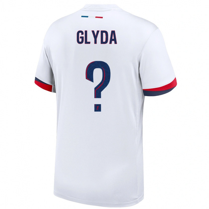 Danxen Men Lilou Glyda #0 White Blue Red Away Jersey 2024/25 T-Shirt