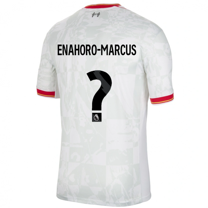 Danxen Men Louis Enahoro-Marcus #0 White Red Black Third Jersey 2024/25 T-Shirt