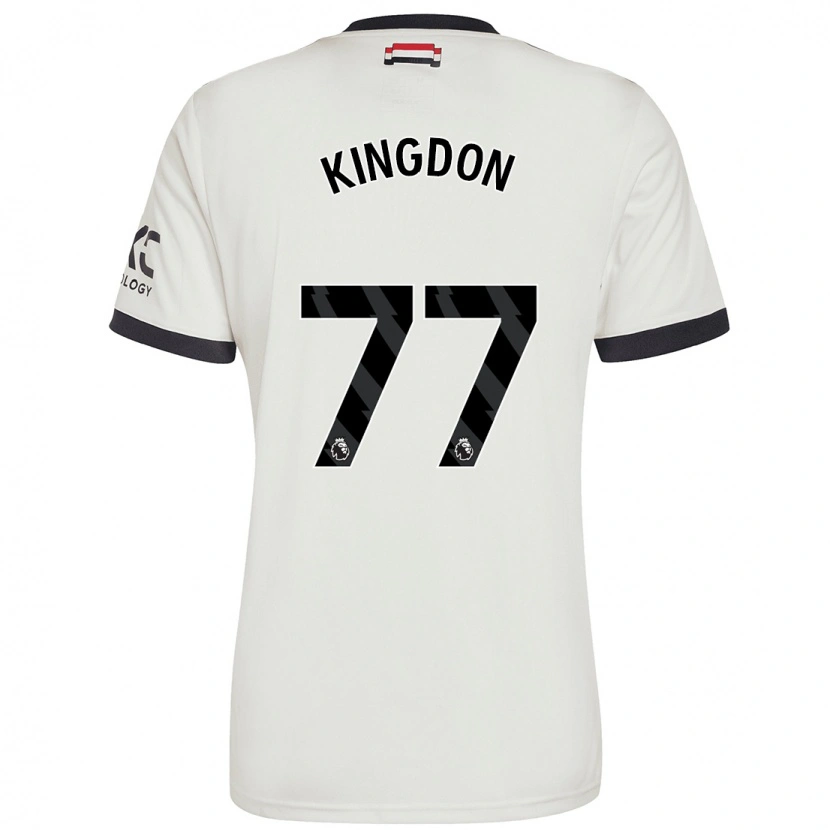 Danxen Men Jack Kingdon #77 Off White Third Jersey 2024/25 T-Shirt