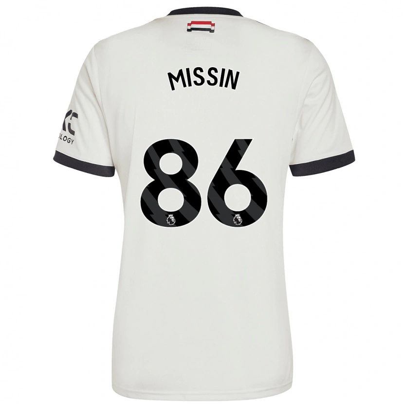 Danxen Men Ashton Missin #86 Off White Third Jersey 2024/25 T-Shirt