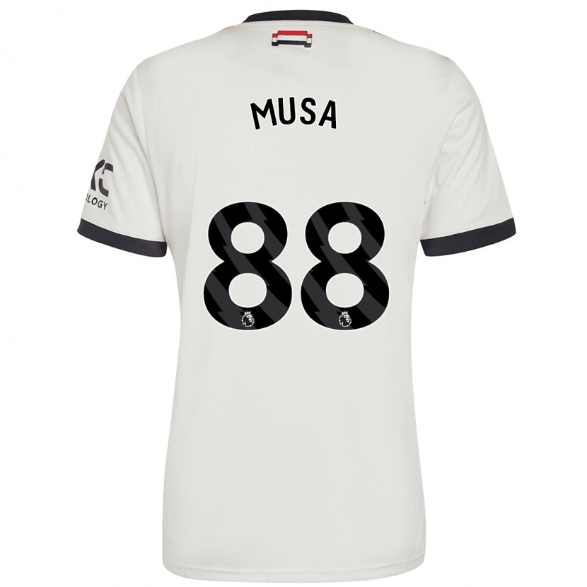 Danxen Men Victor Musa #88 Off White Third Jersey 2024/25 T-Shirt