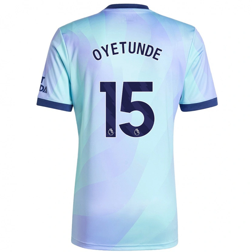 Danxen Men Daniel Oyetunde #15 Aqua Third Jersey 2024/25 T-Shirt