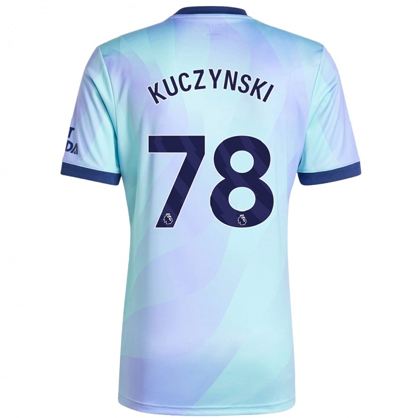 Danxen Men Max Kuczynski #78 Aqua Third Jersey 2024/25 T-Shirt