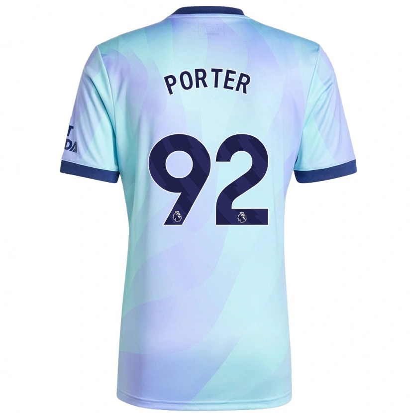 Danxen Men Jack Porter #92 Aqua Third Jersey 2024/25 T-Shirt