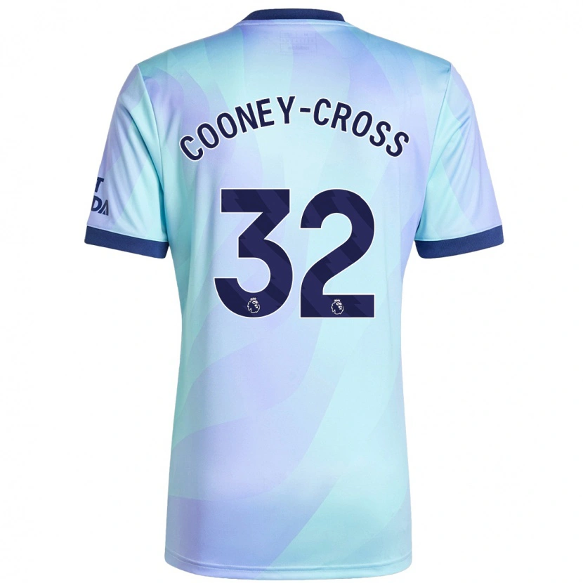 Danxen Men Kyra Cooney-Cross #32 Aqua Third Jersey 2024/25 T-Shirt