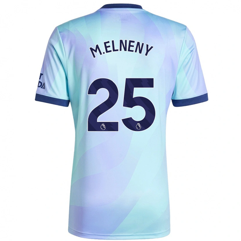 Danxen Men Mohamed Elneny #25 Aqua Third Jersey 2024/25 T-Shirt