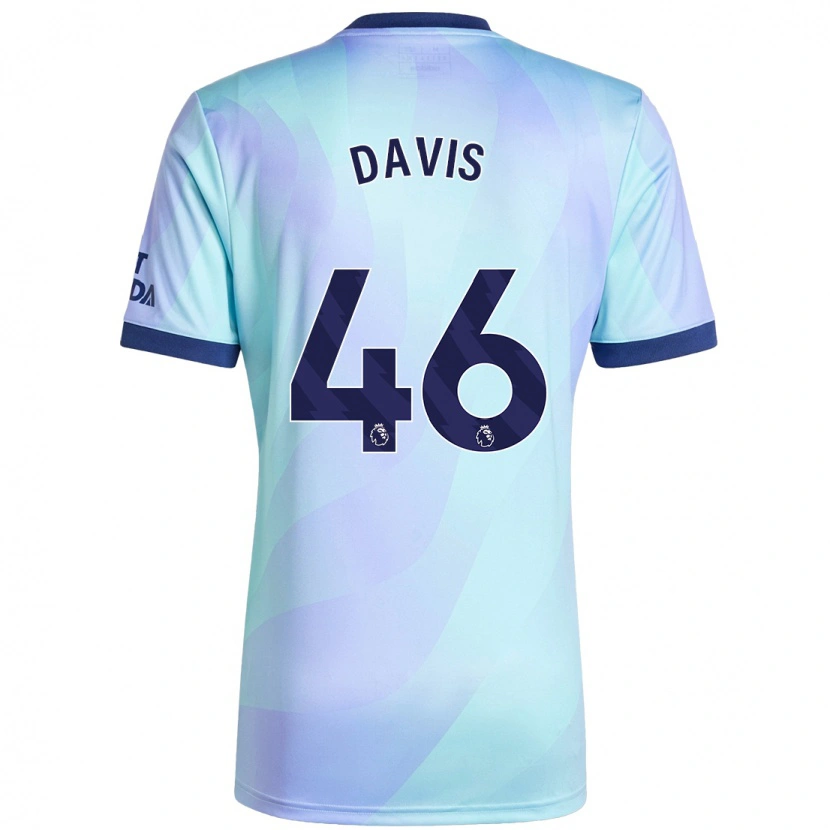 Danxen Men Timi Davis #46 Aqua Third Jersey 2024/25 T-Shirt