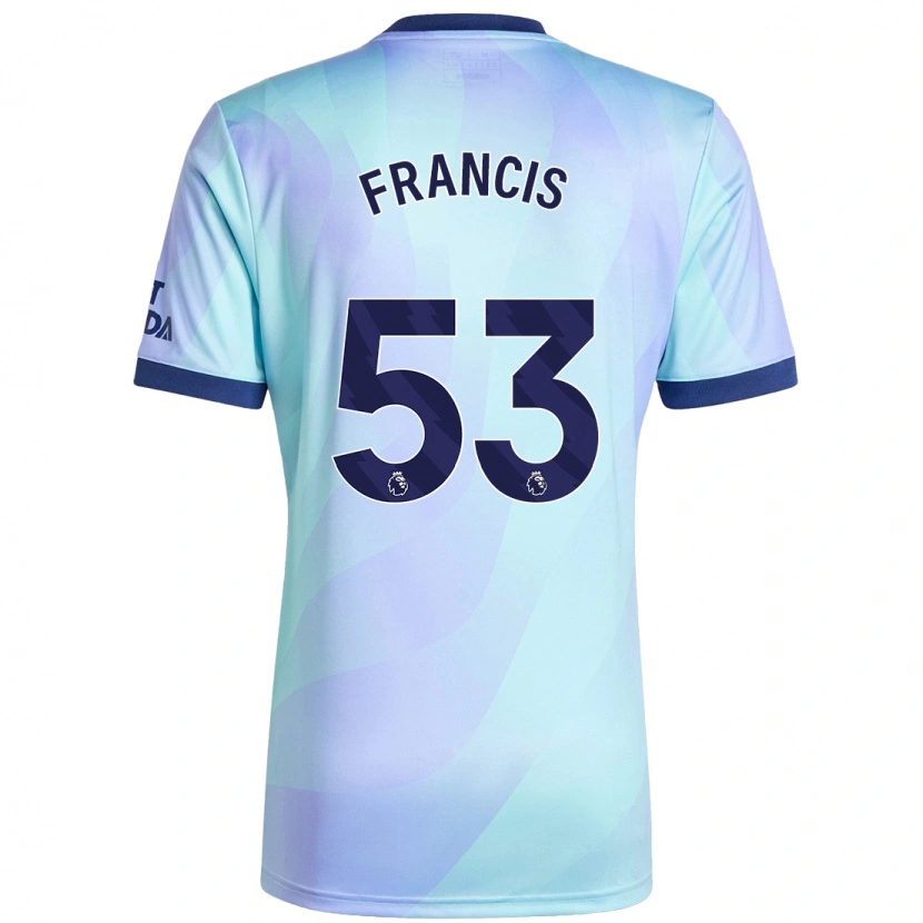 Danxen Men Jack Henry-Francis #53 Aqua Third Jersey 2024/25 T-Shirt