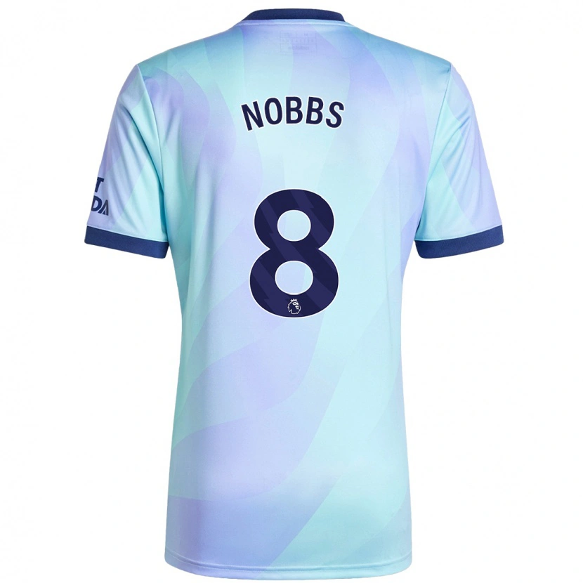 Danxen Men Nobbs #8 Aqua Third Jersey 2024/25 T-Shirt