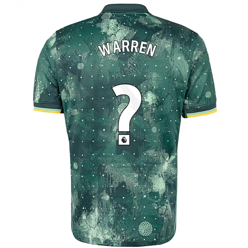 Danxen Men Charlie Warren #0 Mint Green Third Jersey 2024/25 T-Shirt