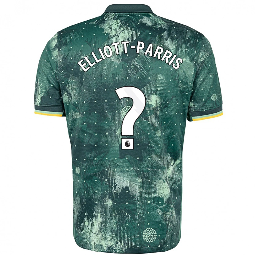 Danxen Men Reiss Elliott-Parris #0 Mint Green Third Jersey 2024/25 T-Shirt