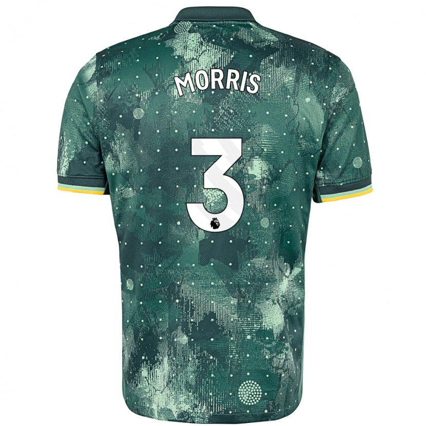 Danxen Men Ella Morris #3 Mint Green Third Jersey 2024/25 T-Shirt