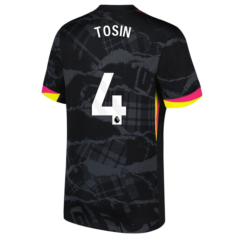 Danxen Men Tosin Adarabioyo #4 Black Pink Third Jersey 2024/25 T-Shirt