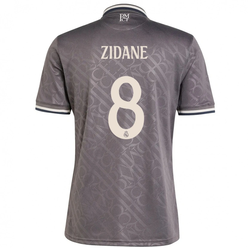 Danxen Men Théo Zidane #8 Charcoal Third Jersey 2024/25 T-Shirt