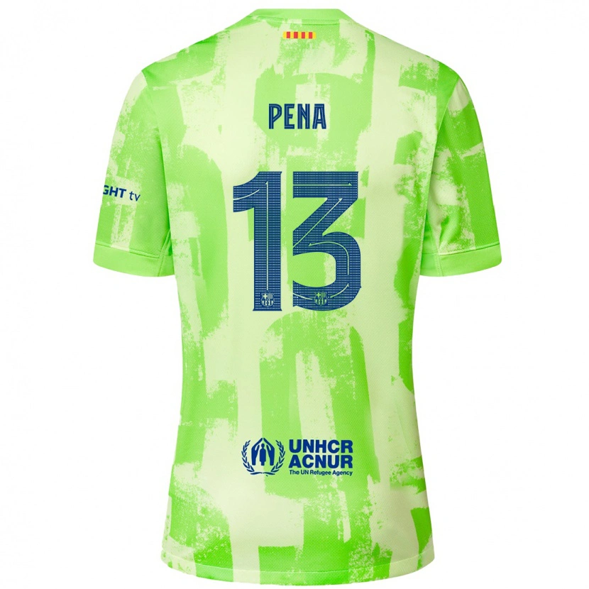 Danxen Men Iñaki Peña #13 Lime Third Jersey 2024/25 T-Shirt