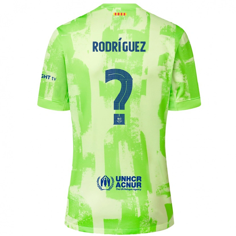 Danxen Men Alfredo Rodríguez #0 Lime Third Jersey 2024/25 T-Shirt