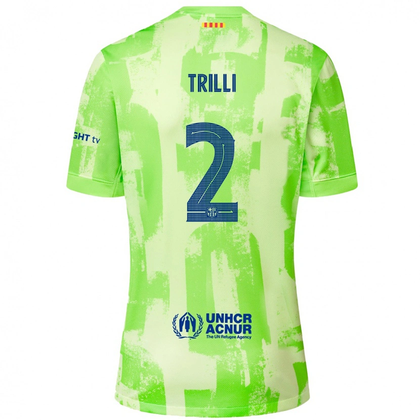 Danxen Men Trilli #2 Lime Third Jersey 2024/25 T-Shirt