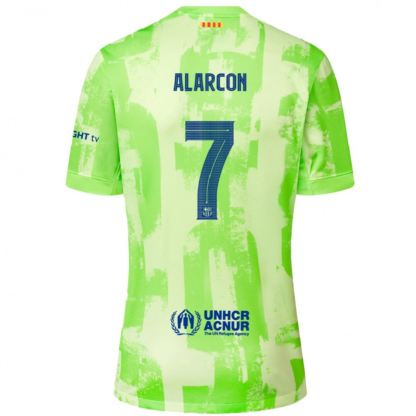 Danxen Men Ángel Alarcón #7 Lime Third Jersey 2024/25 T-Shirt