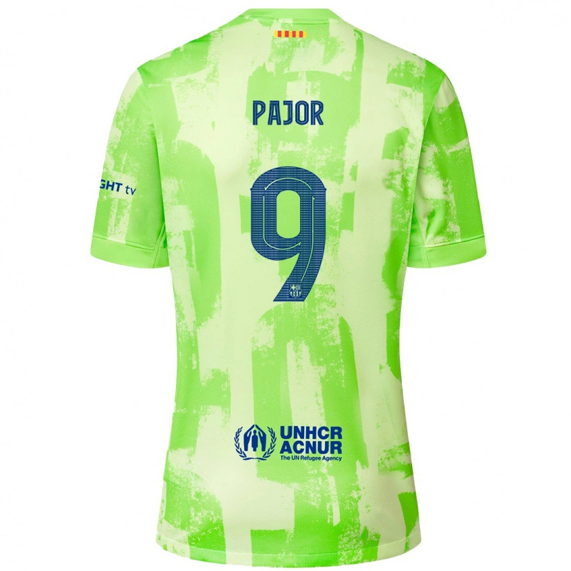 Danxen Men Ewa Pajor #9 Lime Third Jersey 2024/25 T-Shirt