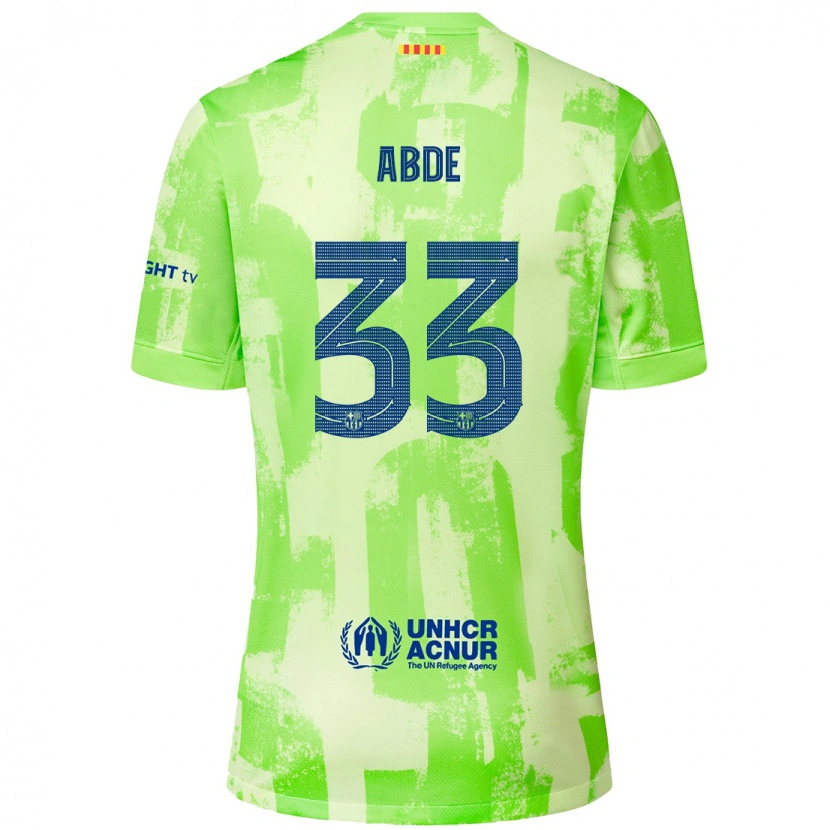 Danxen Men Ez Abde #33 Lime Third Jersey 2024/25 T-Shirt