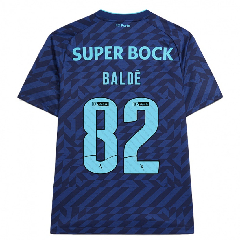 Danxen Men Alfa Baldé #82 Navy Blue Third Jersey 2024/25 T-Shirt