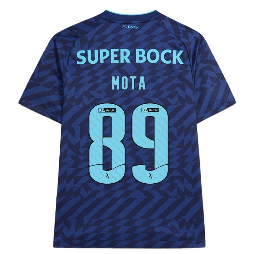 Danxen Men Luís Mota #89 Navy Blue Third Jersey 2024/25 T-Shirt