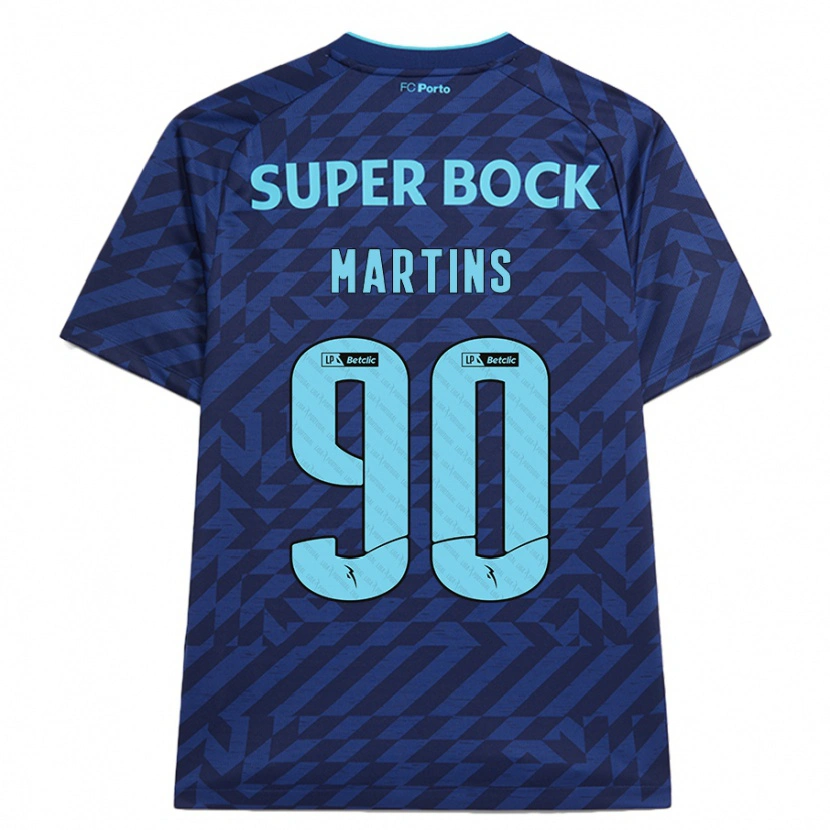 Danxen Men Gil Martins #90 Navy Blue Third Jersey 2024/25 T-Shirt