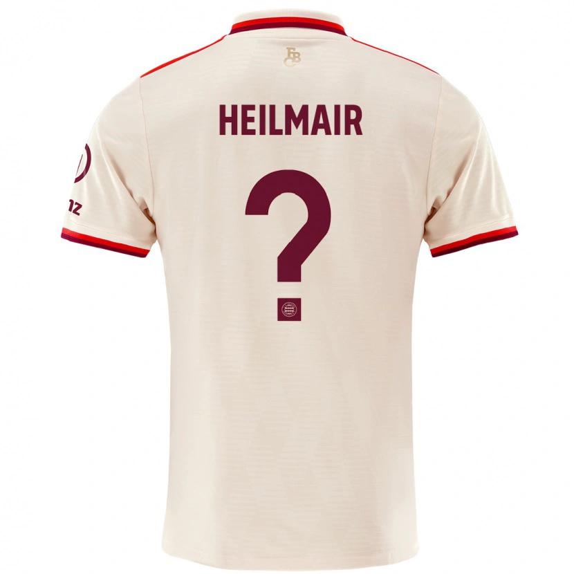 Danxen Men Hannes Heilmair #0 Linen Third Jersey 2024/25 T-Shirt