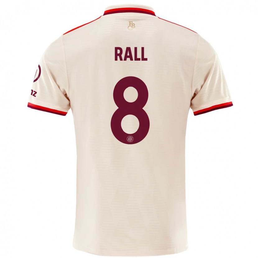 Danxen Men Maximiliane Rall #8 Linen Third Jersey 2024/25 T-Shirt