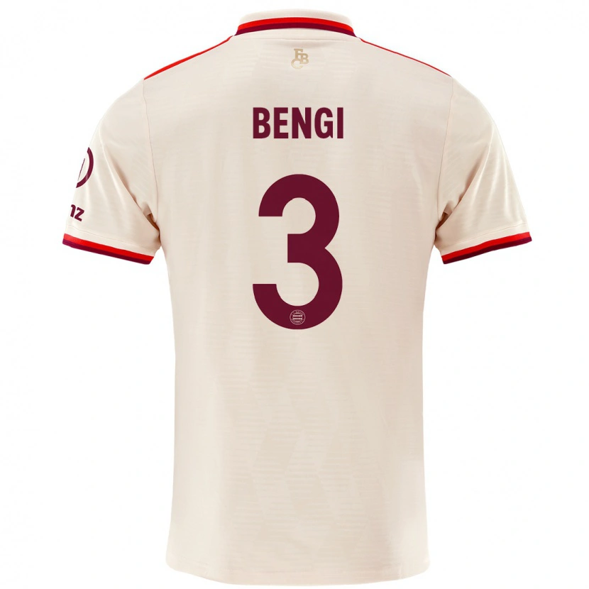 Danxen Men Kaan Bengi #3 Linen Third Jersey 2024/25 T-Shirt