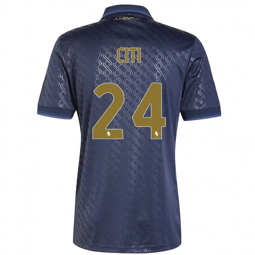 Danxen Men Alessandro Citi #24 Navy Blue Third Jersey 2024/25 T-Shirt