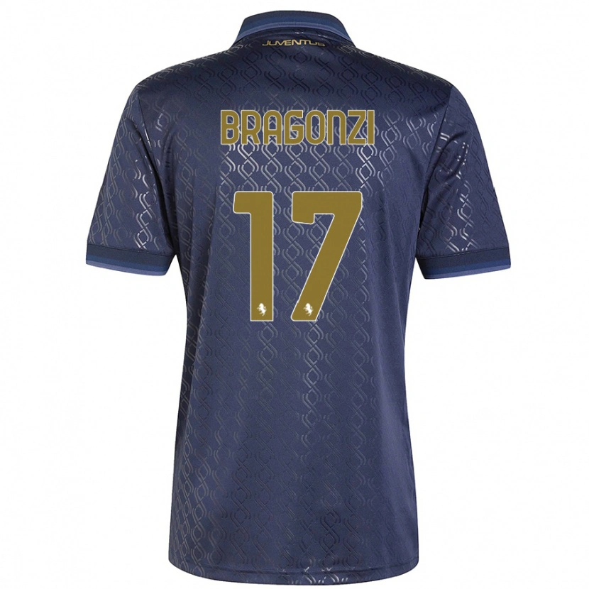 Danxen Men Asia Bragonzi #17 Navy Blue Third Jersey 2024/25 T-Shirt