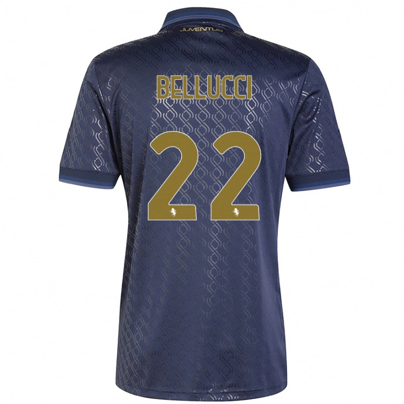 Danxen Men Melissa Bellucci #22 Navy Blue Third Jersey 2024/25 T-Shirt