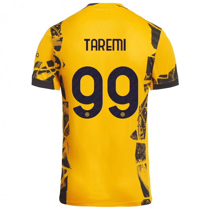 Danxen Men Mehdi Taremi #99 Gold Black Third Jersey 2024/25 T-Shirt