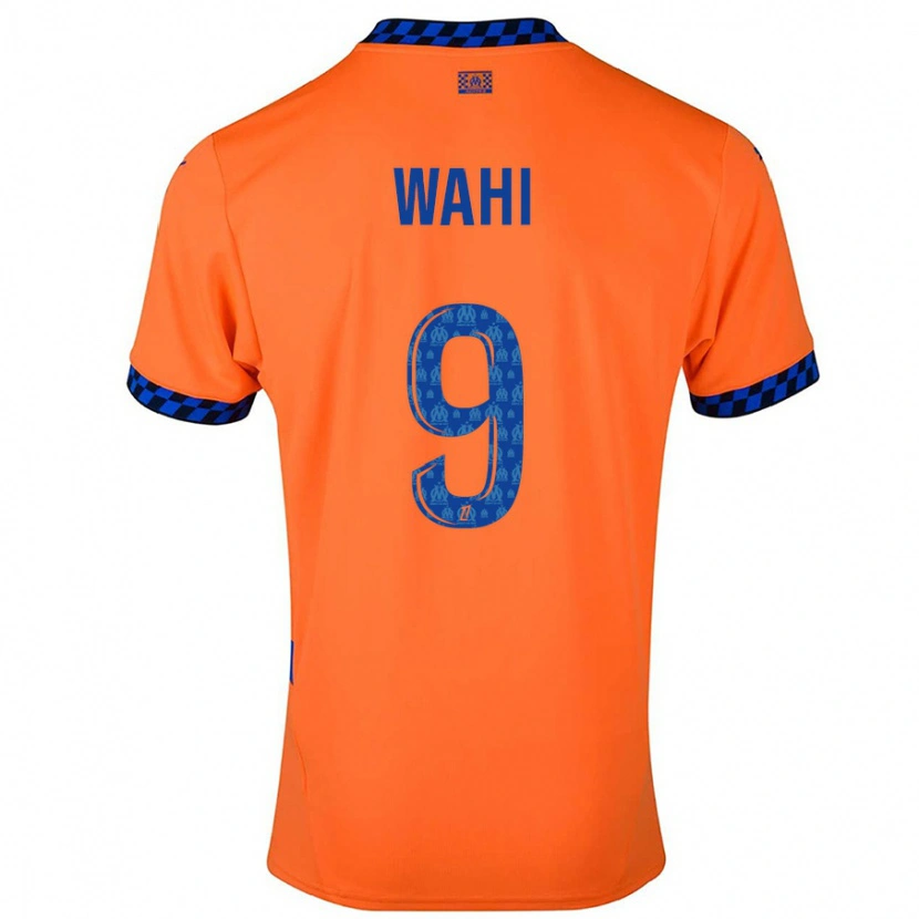 Danxen Men Elye Wahi #9 Orange Dark Blue Third Jersey 2024/25 T-Shirt