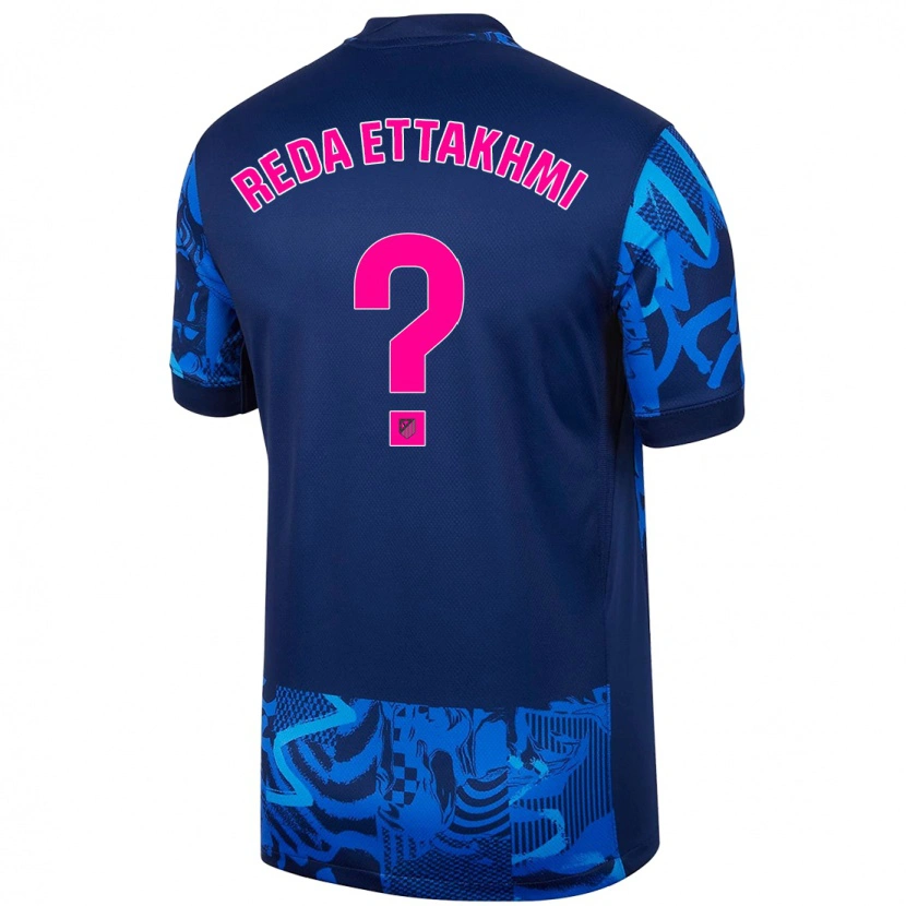 Danxen Men Mohamed Reda Ettakhmi #0 Royal Blue Third Jersey 2024/25 T-Shirt