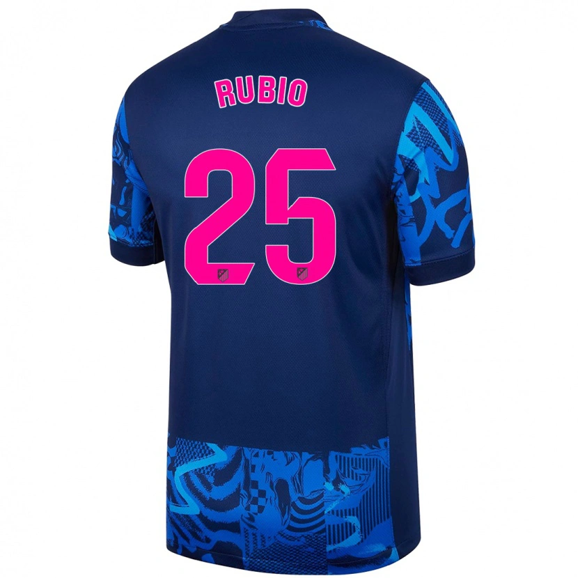 Danxen Men Daniel Rubio #25 Royal Blue Third Jersey 2024/25 T-Shirt