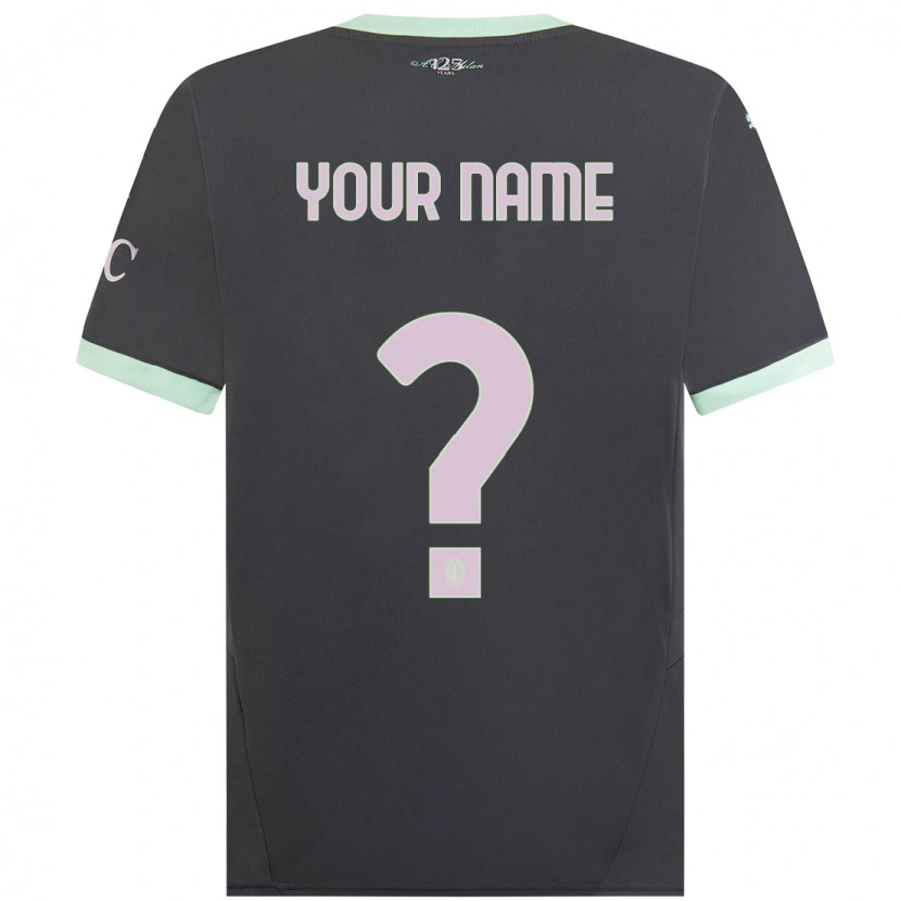 Danxen Men Your Name #0 Grey Third Jersey 2024/25 T-Shirt