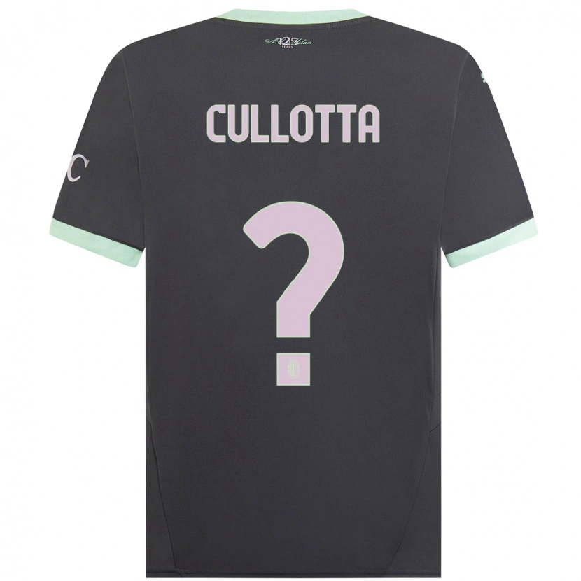 Danxen Men Andrea Cullotta #0 Grey Third Jersey 2024/25 T-Shirt