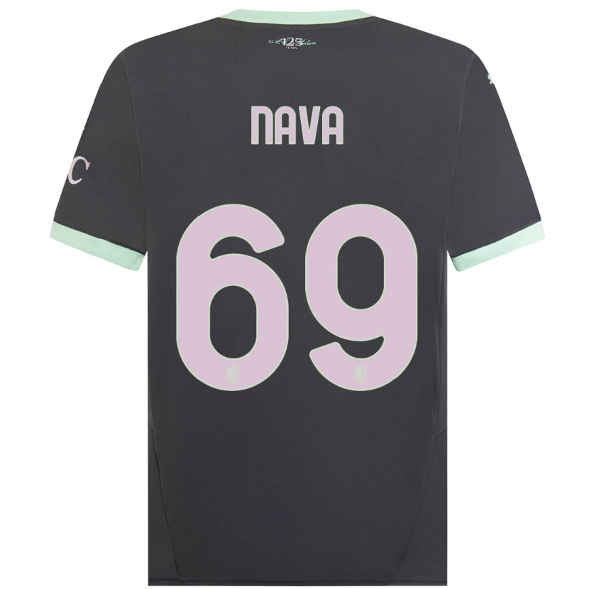 Danxen Men Lapo Nava #69 Grey Third Jersey 2024/25 T-Shirt