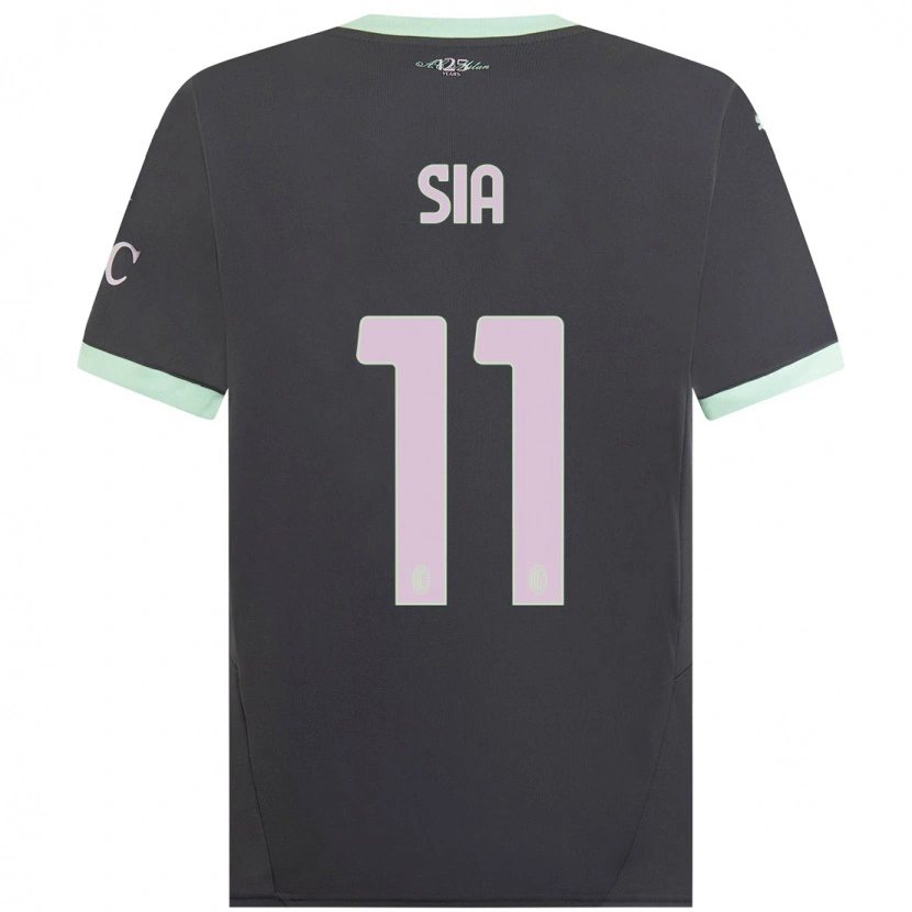 Danxen Men Diego Sia #11 Grey Third Jersey 2024/25 T-Shirt