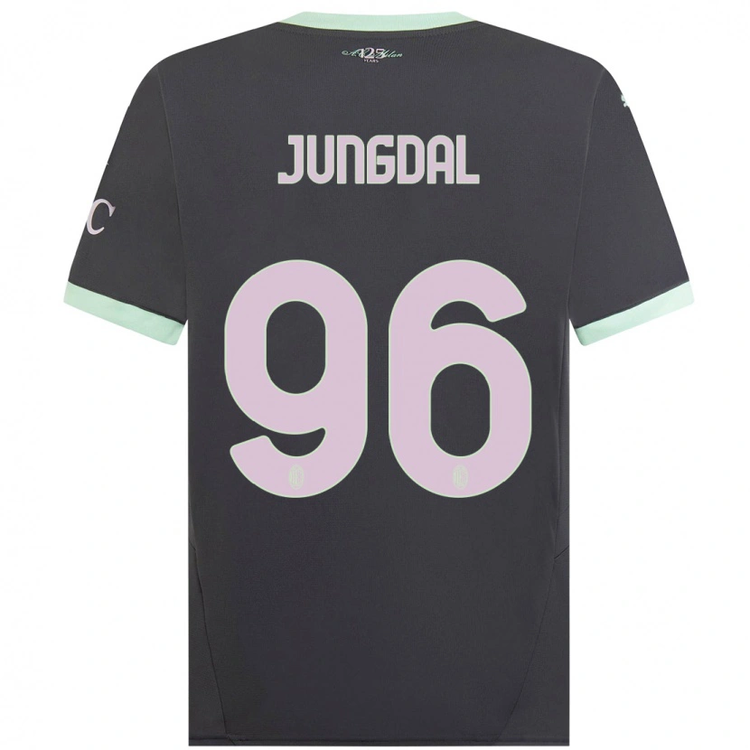 Danxen Men Andreas Jungdal #96 Grey Third Jersey 2024/25 T-Shirt