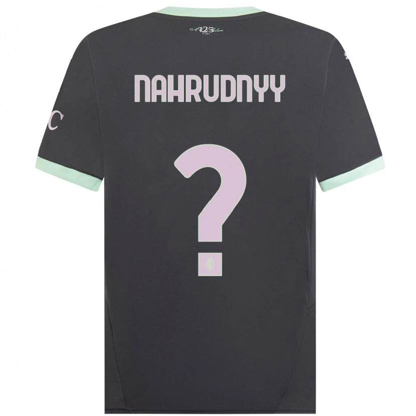 Danxen Men Vladislav Nahrudnyy #0 Grey Third Jersey 2024/25 T-Shirt