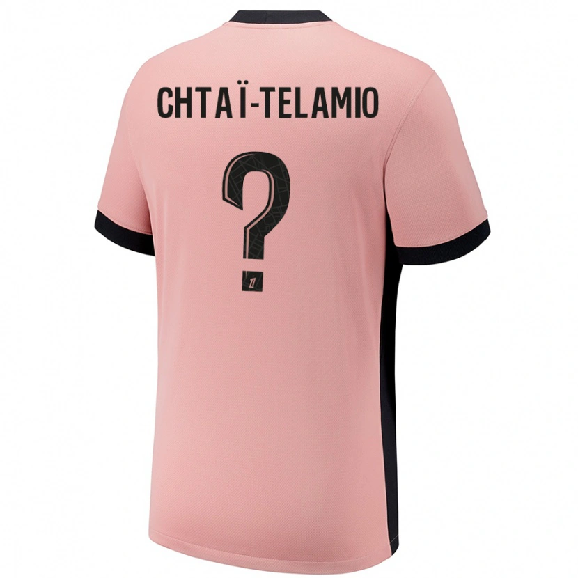 Danxen Men Zayon Chtaï-Telamio #0 Rust Pink Third Jersey 2024/25 T-Shirt